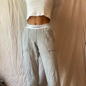 Grey Calvin Klein Lounge Pants